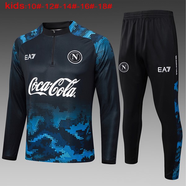 Kinder Sweatshirts Napoli 2024-25 Blau